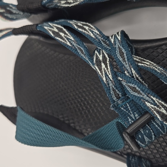 Chaco ZX2 Classic Athletic Angular Teal Sandals Size 9 - Picture 6 of 10